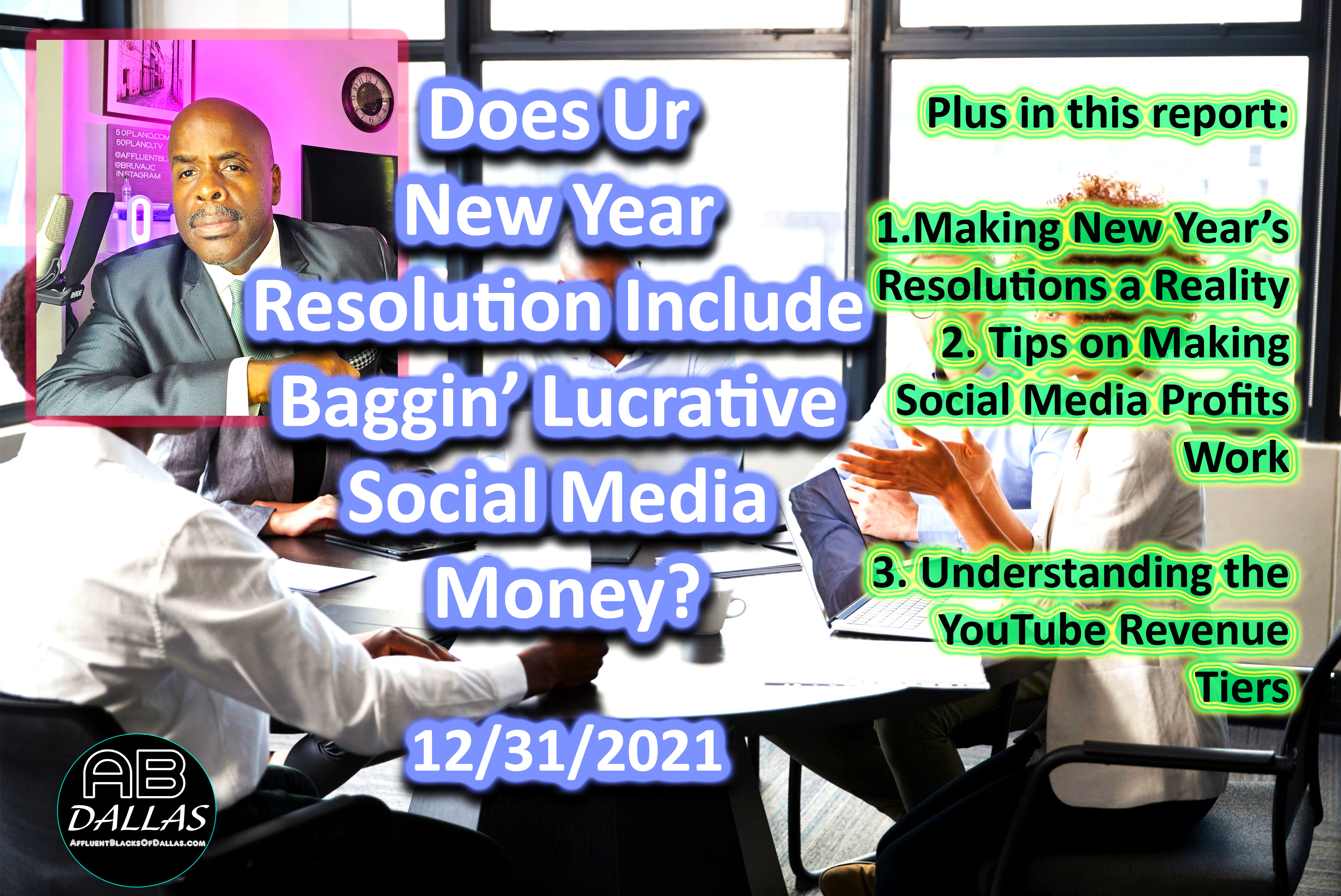 Does Your New Year Resolution Include Baggin’ Lucrative Social Media Money?